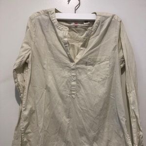 Levi’s cream blouse